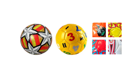Mini Football with Pattern Design Size 2 Assorted Designs 0821 (Parcel Rate)