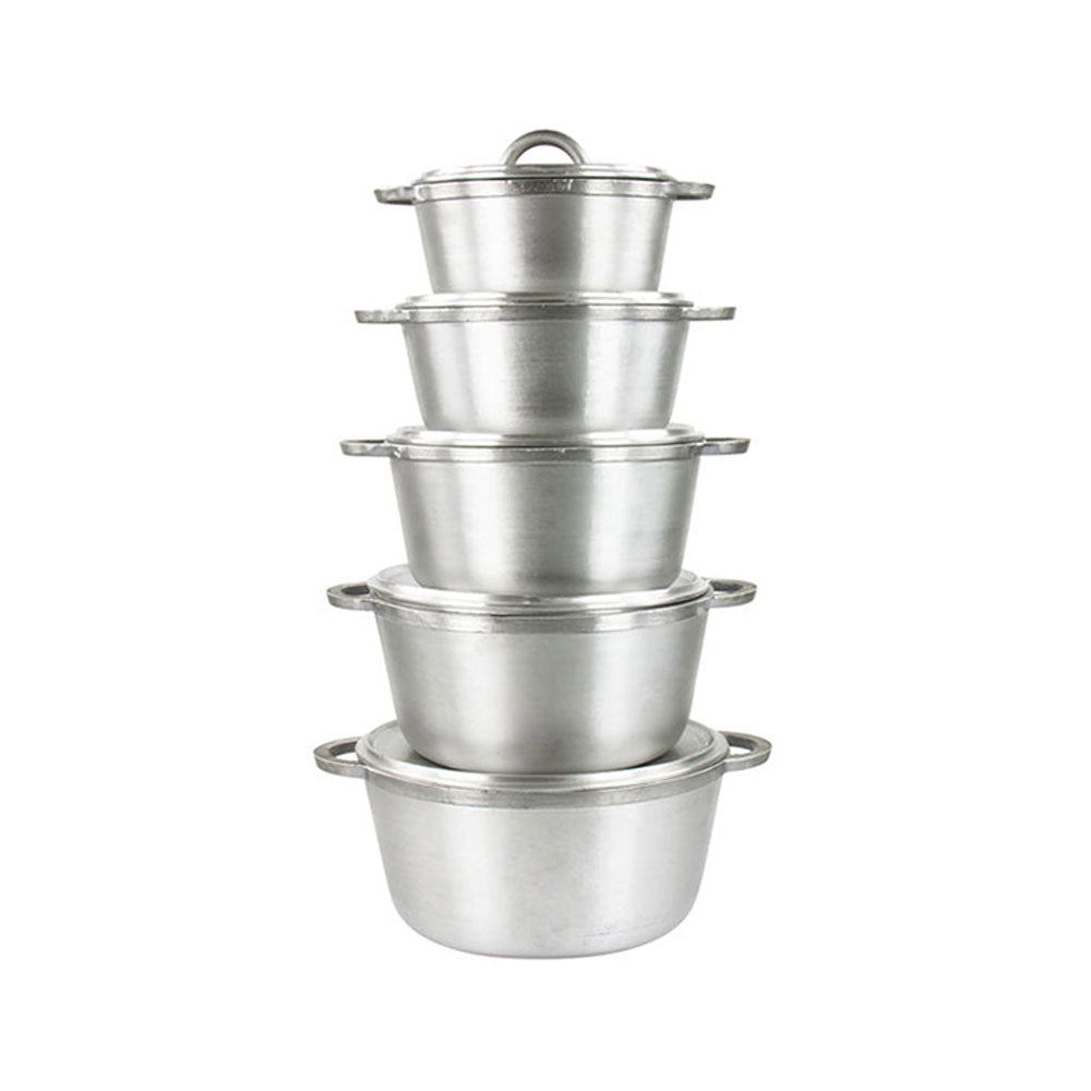 Galaxis Ceres Aluminium Dutch Pot Set of 5 1107