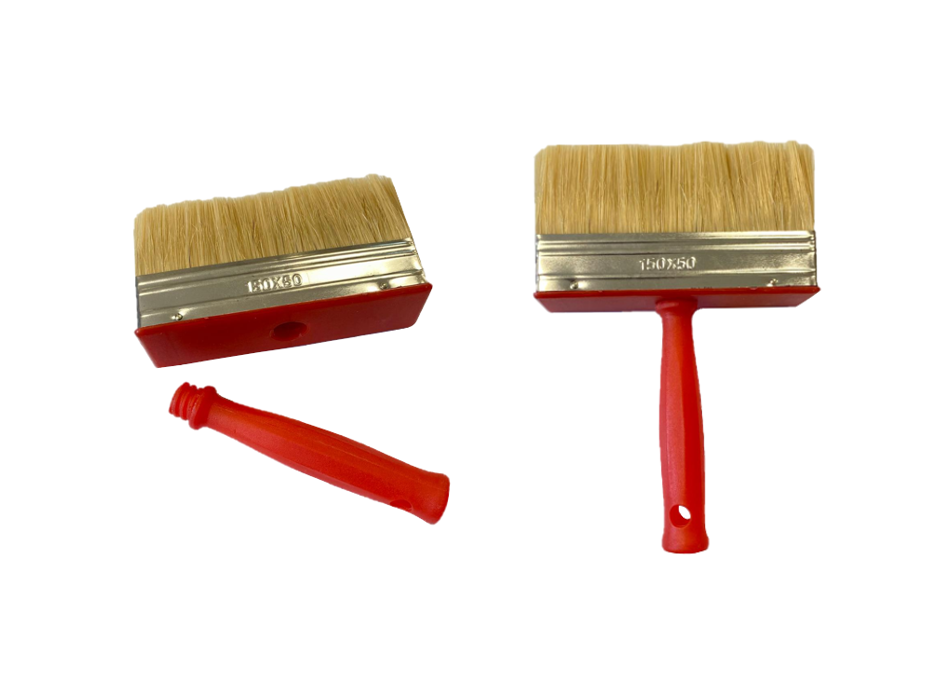 Heavy Duty Soft Bristle Wallpaper Paint Brush 14cm Assorted Colour Handle 2198 (Parcel Rate)