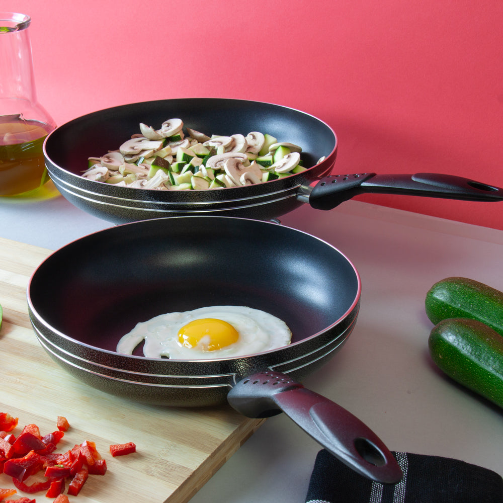 SQ Professional Una Non Stick Frying Pan with Lid 24cm 2764 / 2794 (Parcel Rate)