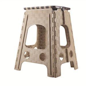 Plastic Folding Stool LARGE Home H 66 x W 30 cm Assorted Colours KOD0270 / THL978 (Parcel Rate)