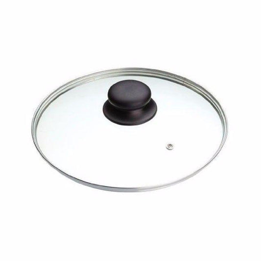 18cm Clear Glass Replacement Pan Lid with Knob 0783 A (Parcel Plus Rate)