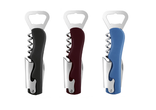 Wine Bottle Opener 14 cm Assorted Colours 7014 (Large Letter Rate)