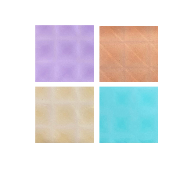 Small Transparent Plastic Bathroom Shower Stool Rectangle 24 x 19 x 22 cm Assorted Colours 7447 (Big Parcel Rate)