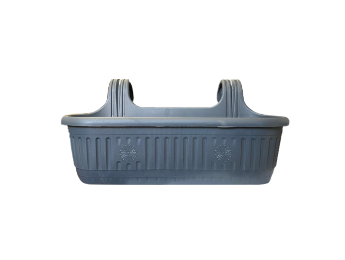 Plastic Hanging Garden Flower Pot Large 17 x 53 x 26cm Assorted Colours H0446 (Big Parcel Rate)