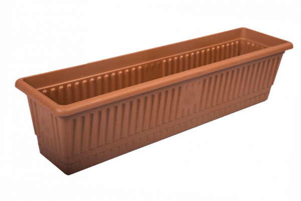 Plastic Rectangle Balcony Flower Pot Container Large 17 x 69cm H3500 (Parcel Rate)