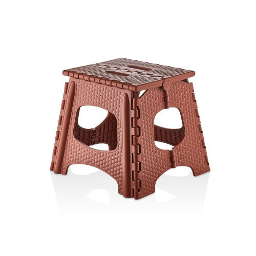 Plastic Medium Folding Stool H 28 x 28cm Assorted Colours K0271 / THL978 (Parcel Rate)