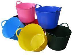 Medium Flexi Tub DIY Storage Bucket 26L Assorted Colours LL5126 / 786075 A (Big Parcel Rate)
