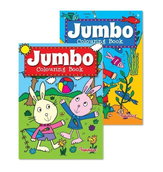 Jumbo Children's Activity Book 1 / 2 Assorted Designs P2153 (Parcel Rate)