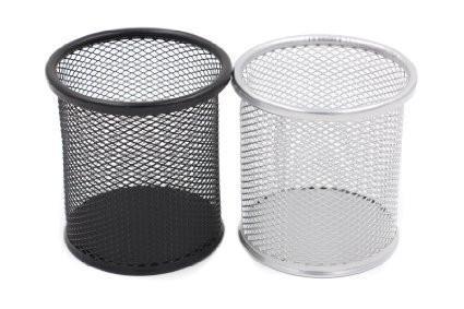 Round Metal Mesh Pencil Holder Assorted Colours 0013 (Parcel Rate)