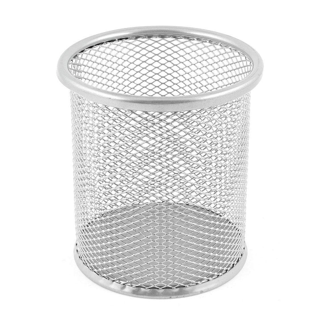Round Metal Mesh Pencil Holder Assorted Colours 0013 (Parcel Rate)