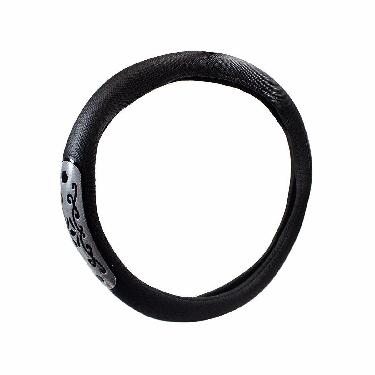 Steering Wheel Cover Fits Most Cars 14-15.1/2'' Just Stretch Over Steering Wheel 2178 (Parcel Rate)p