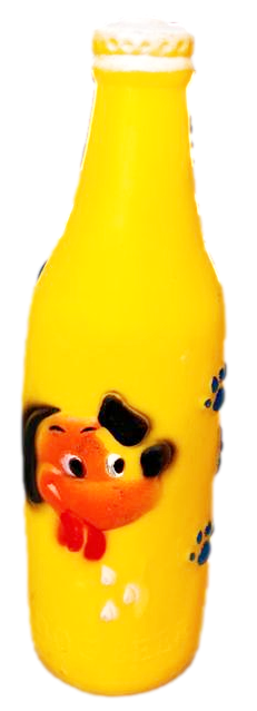 Pet Dog Toy Squeaky Dog Beer Bottle Design 18 x 5.3cm Assorted Colours 6649 A (Parcel Rate)