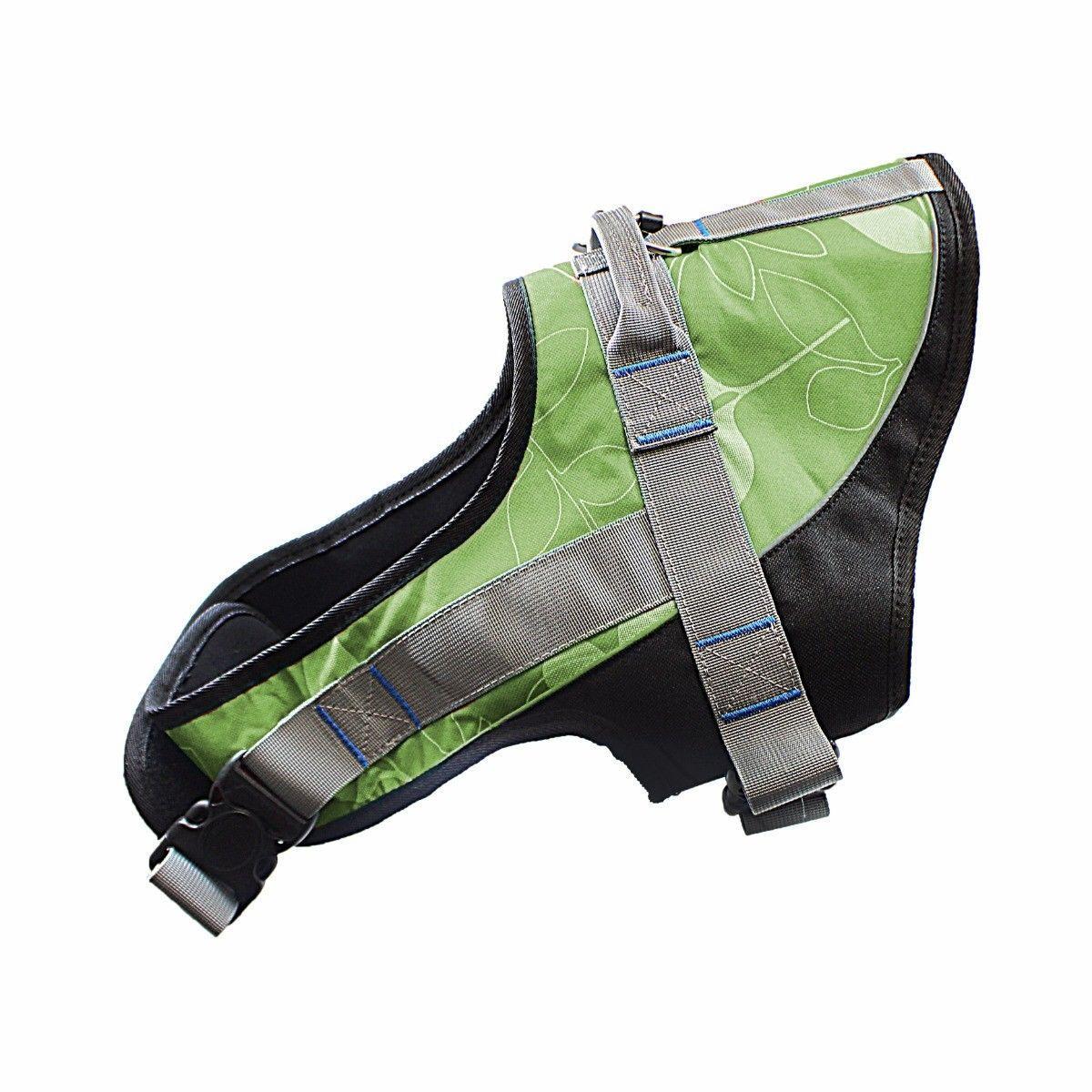 28 Chest Adjustable Soft Padded Non Pull Pet Dog Harness Vest Walking S-XL Nylon 3949 (Parcel Rate)