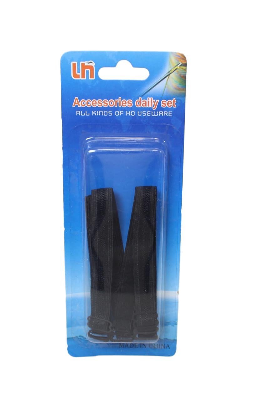 Elastic Underwear Bra Straps Pack of 2 Assorted Colours 4807 (Large Letter Rate)