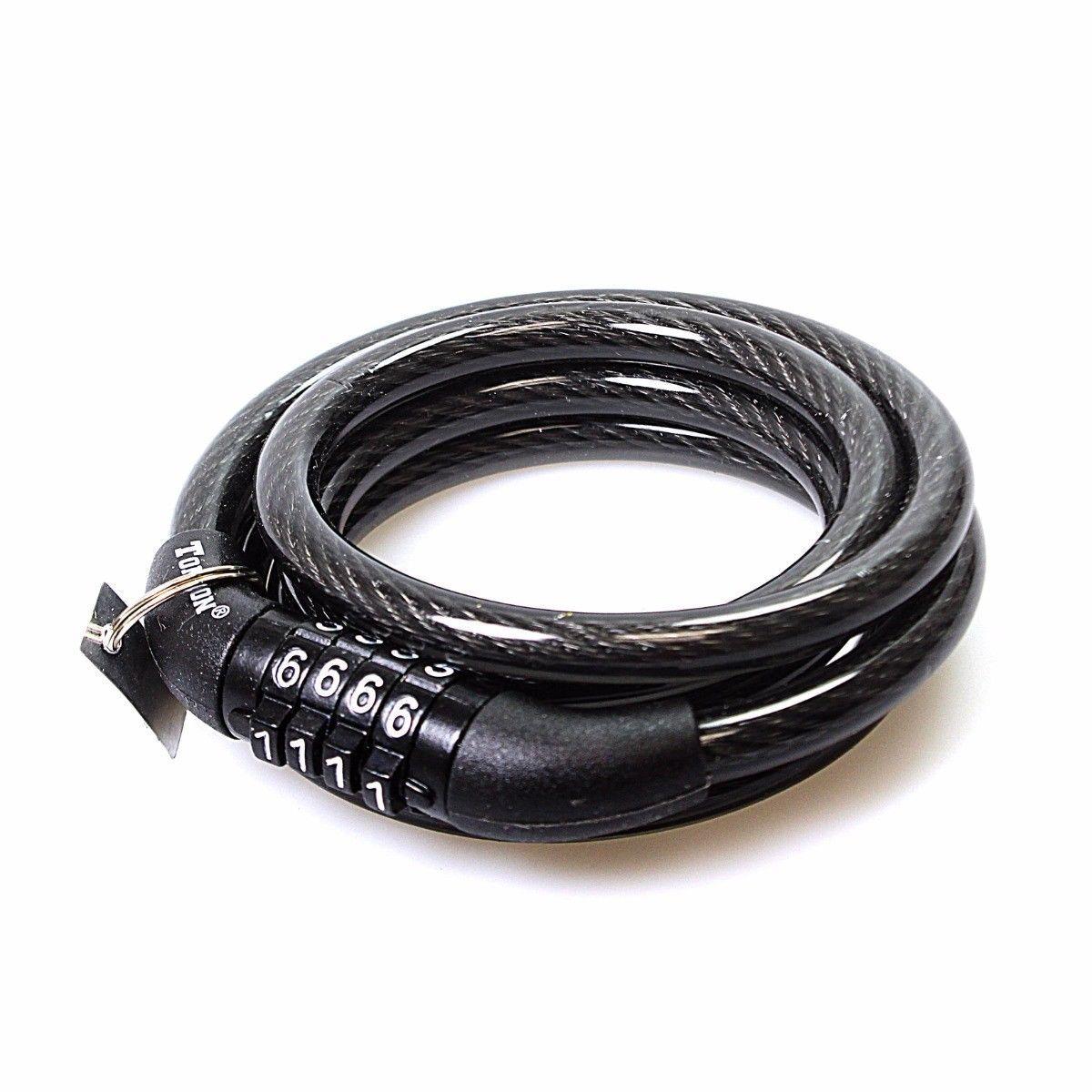 Number Coded High Quality Multi Colours Bicycle Lock 4005 (Large Letter Rate)