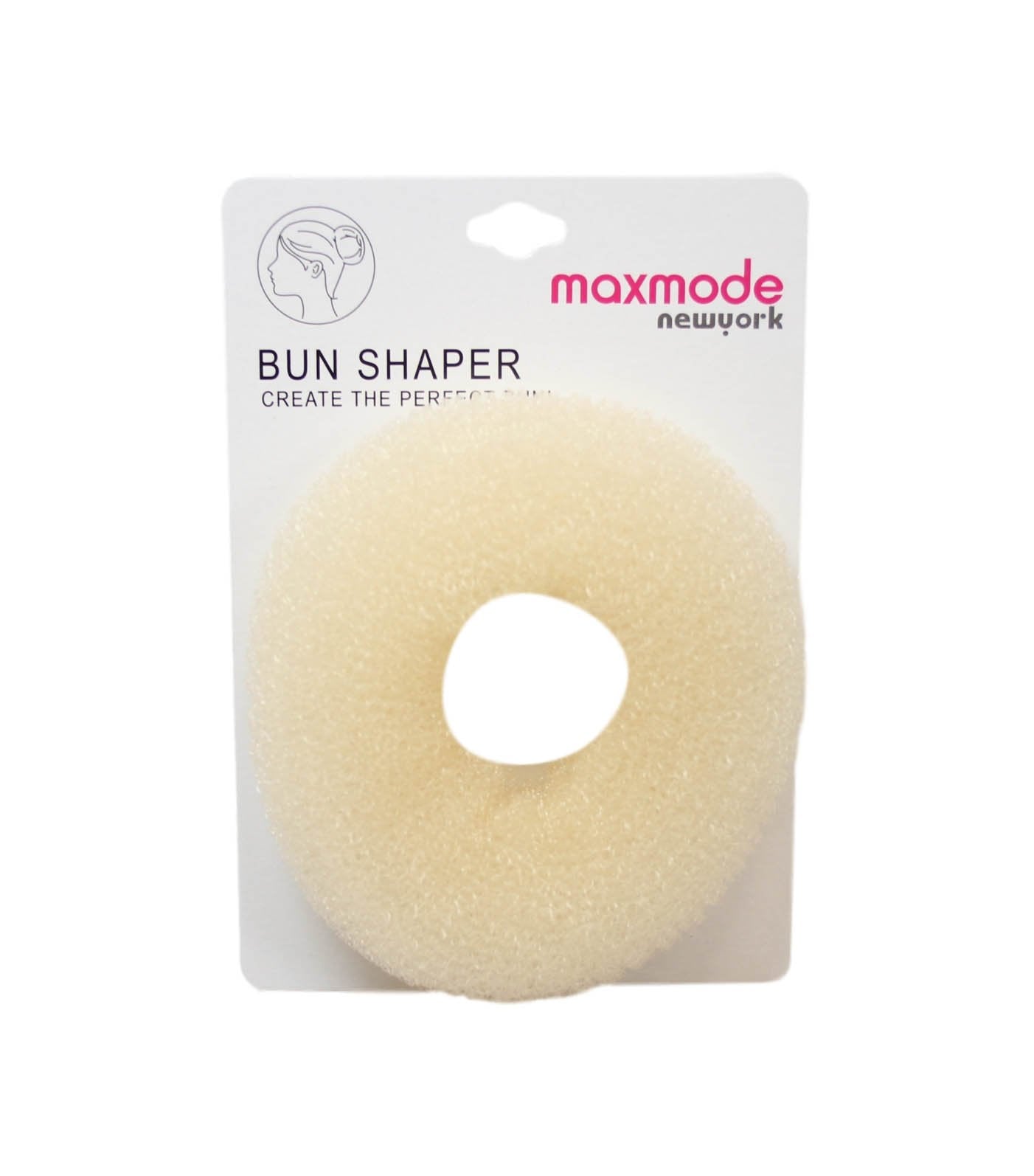 Mesh Hair Bun Styler Donut Former Ring 10cm Assorted Colours 6235 (Parcel Rate)