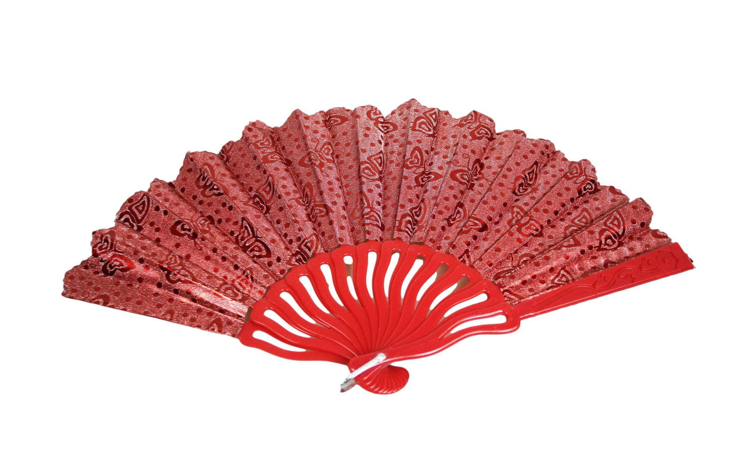 Chinese Handheld Folding Hand Fan 42cm Assorted Colours 6506 A (Large Letter Rate)