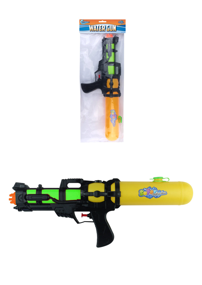 Children's Large Plastic Outdoor Super Water Gun 44cm Assorted Colours R08312 (Parcel Rate)