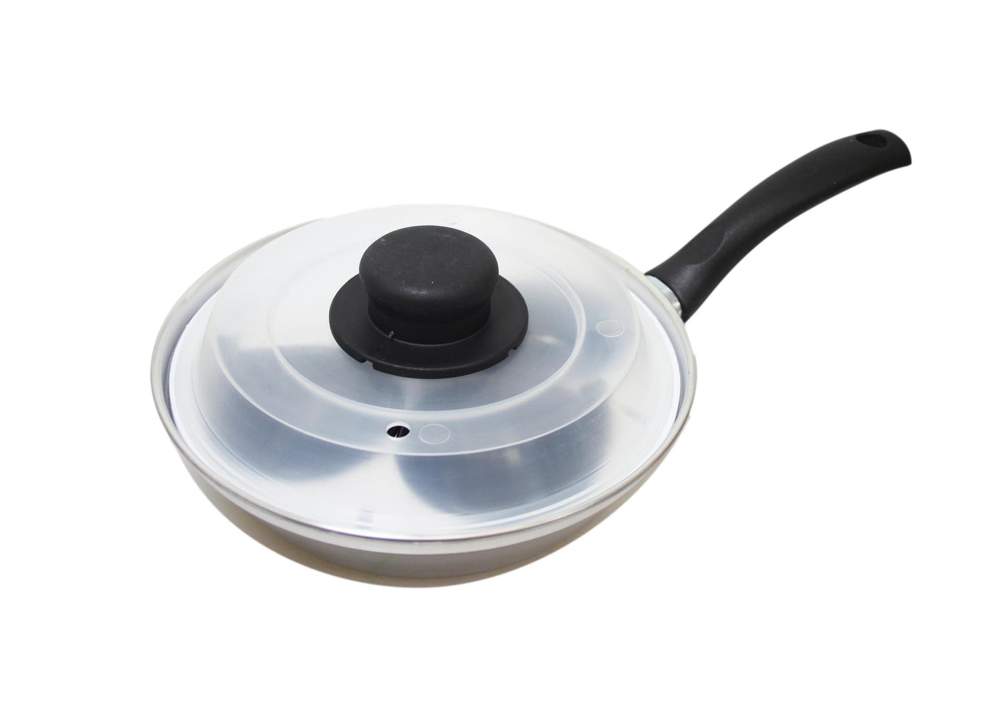 Non Stick Home Kitchen 3 Egg Poacher Pan 20cm With Long Safety Handle Egg Poacher 5.5cm 9102 A (Parcel Rate)