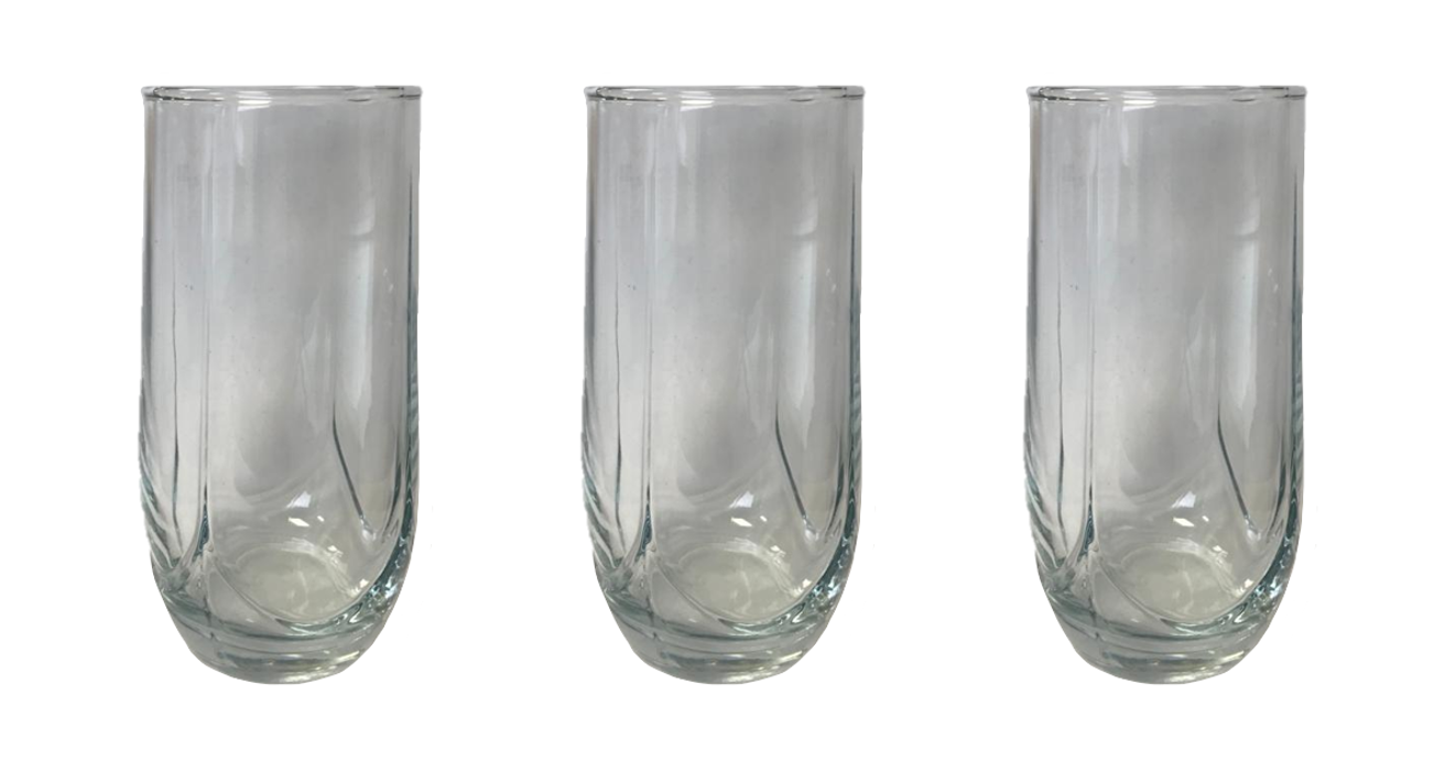 Drinking Glass Tumblers 280ml Set of 3 G1041 (Parcel Rate)