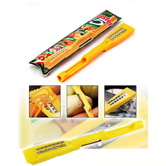 5 in 1 Master Fruit & Vegetable Peeler Grater Slicer Corer Fish Scaler 1051 A (Parcel Rate)