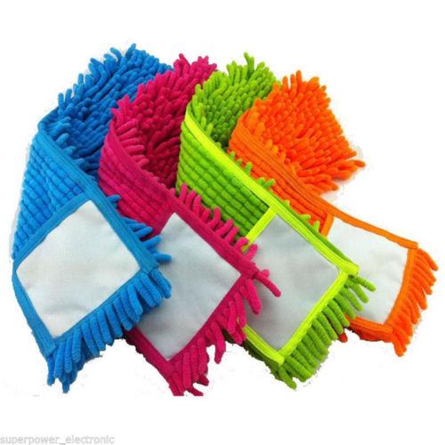 Microfibre Flat Mop Head Refill Replacement Cover 41 x 13cm Assorted Colours 4191 A (Large Letter Rate)