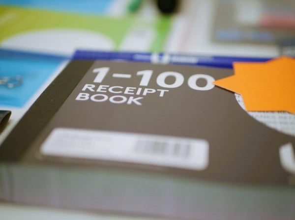 Duplicate Receipt Book 2 Assorted Designs Numbered 001-100/5 x 4'' P1022 A (Parcel Rate)