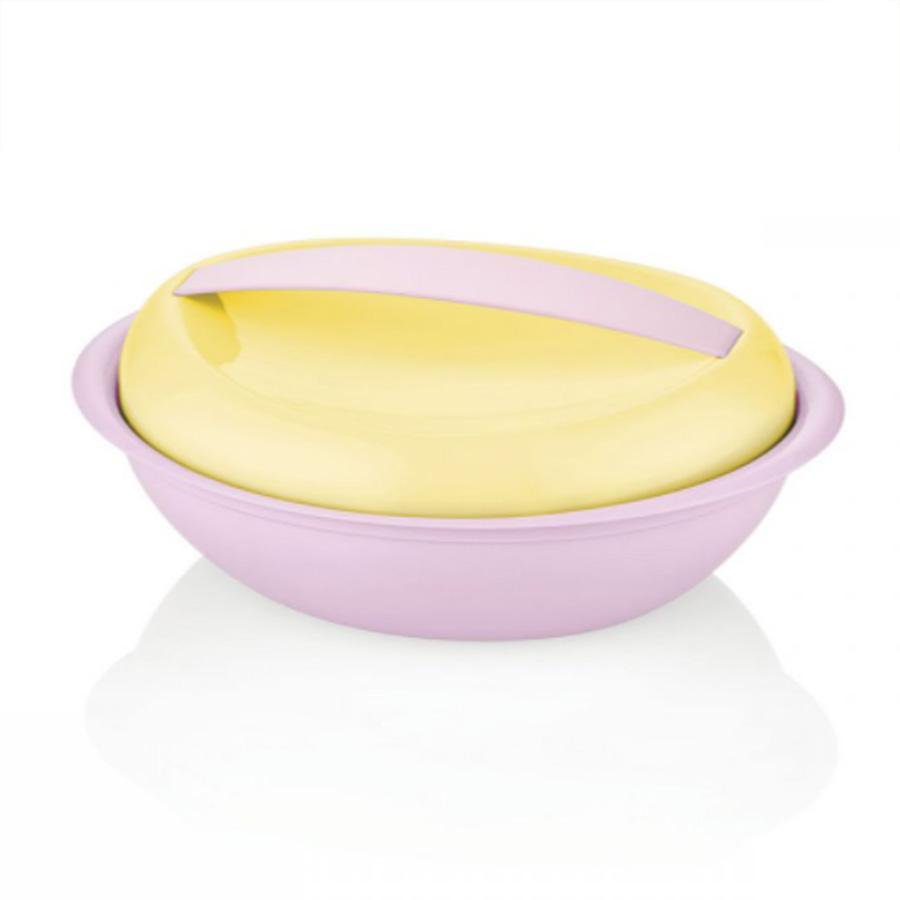 Oval Food Storage Container Plastic Assorted Colours 900ml BG432