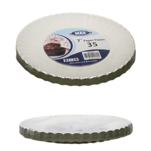 Disposable Paper Plates 7" Pack of 30 SK1033 (Parcel Rate)