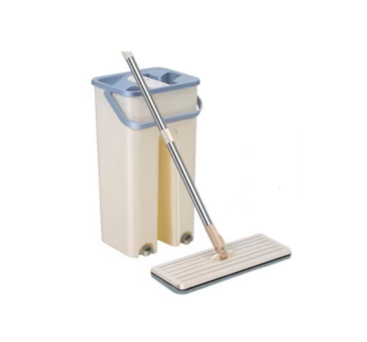 Flat Mop Bucket Set Plastic 5L Assorted Colours 0031