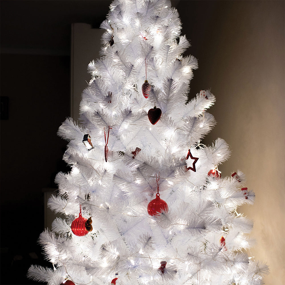 Durane LED Fairy Light String White Wire 10m 100 Bulbs White 10179