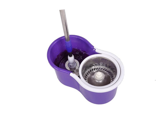 SQ Durane Rotary Mop & Bucket Set 12 Litre Purple 10484 (Big Parcel Rate)