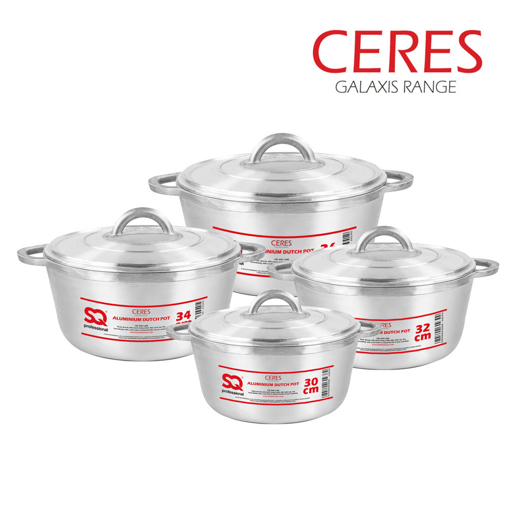 Galaxis Ceres Aluminium Dutch Pot Set of 4 1106
