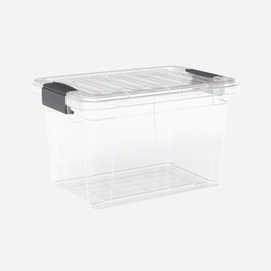 Plastic Lock & Keep Storage Box 25L D33125