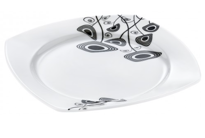 Melamine Square Services Dinner Plate 28 cm Assorted Designs ALBDKR228