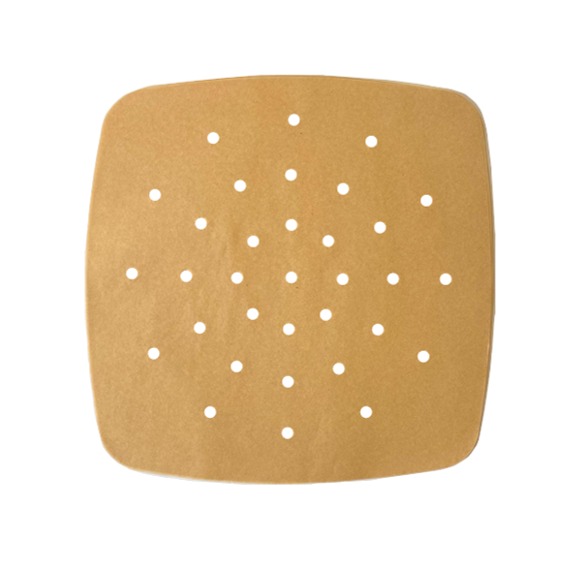 Perforated Square Non Stick Kitchen Steamer / Air Fryer Liner 205 x 205mm 50pcs Assorted Colours 8057 (Large Letter Rate)
