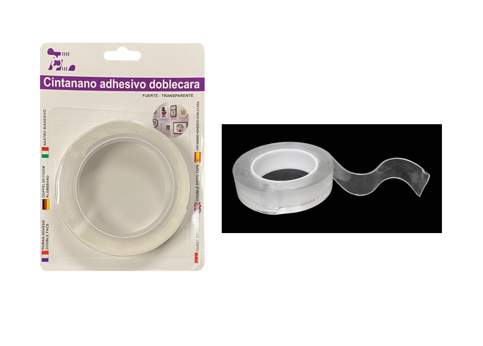 Clear Double Sided Ivy Nano Grip Tape Roll 2mm x 3mm x 2m 8113