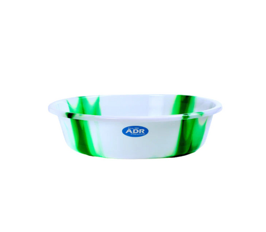 13" Plastic Washing Bowl Basin Tie Dye Print Assorted Colours MX4075 (Parcel Rate)