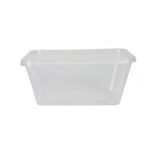 Disposable Plastic Microwave Food Container Pack of 5 650 ml SK1101