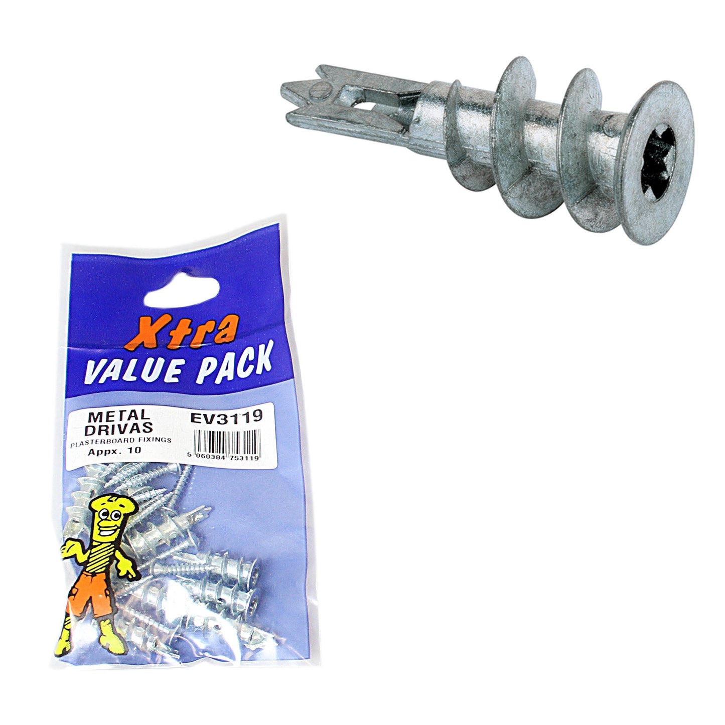 Metal Driva Plasterboard Fixings Xtra Value Diy 3119 (Large Letter Rate)