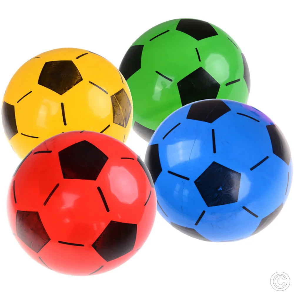 PVC Training Football Soccer Beachball 22cm Assorted Colours ST9628 / 1059