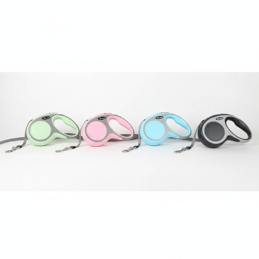 Pet Dog Retractable Walking Lead Leash 5m Tension 33lbs 17 x 10 cm Assorted Colours 6941 (Parcel Rate)