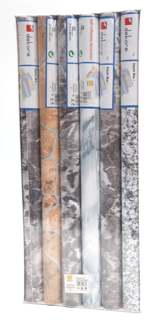 Self Adhesive Bedroom Wallpaper 45 x 200 cm Assorted Designs 0283 (Parcel Rate)