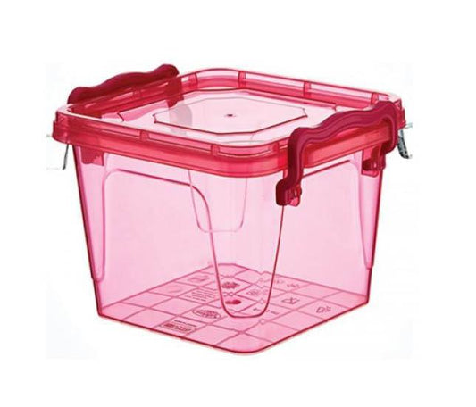 Square Bonbon Multi Box Hobby Style Storage Container 0.55 Litre 021162 (Parcel Rate)