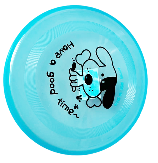 Pet Dog Toy Plastic Frisbee 20 cm Assorted Colours 6650 (Parcel Rate)