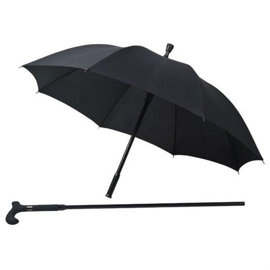 Camping & Outdoors / Walking Stick Umbrella Black /Cane 84-92 CM /Umbrella 104 cm 7925 A (Parcel Rate)