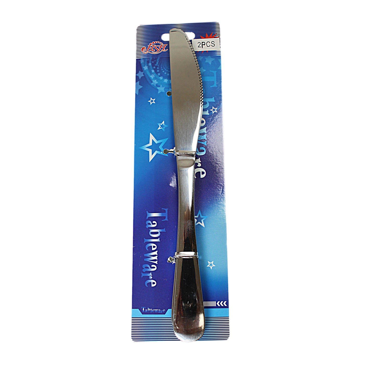 Stainless Steel Kitchen Tableware Butter Knife Pack of 2 0797 (Large Letter Rate)