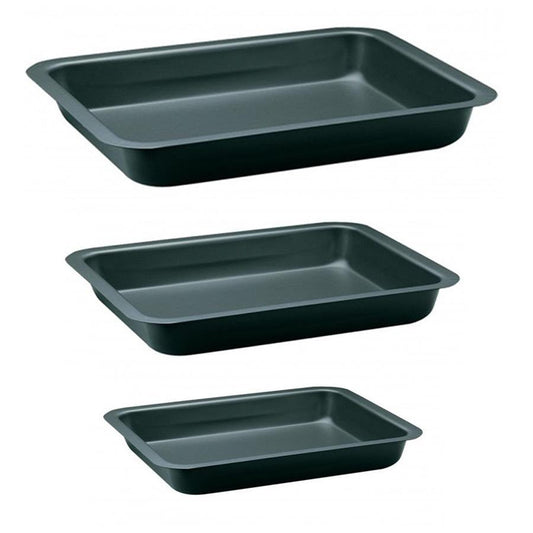 SQ Professional Oven Roasting Baking Tray Set of 3 Assorted Sizes P99179 (Parcel Rate)