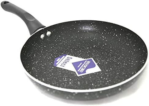 Metal Frying Pan 22 cm Speckled Design 7036 (Parcel Rate)